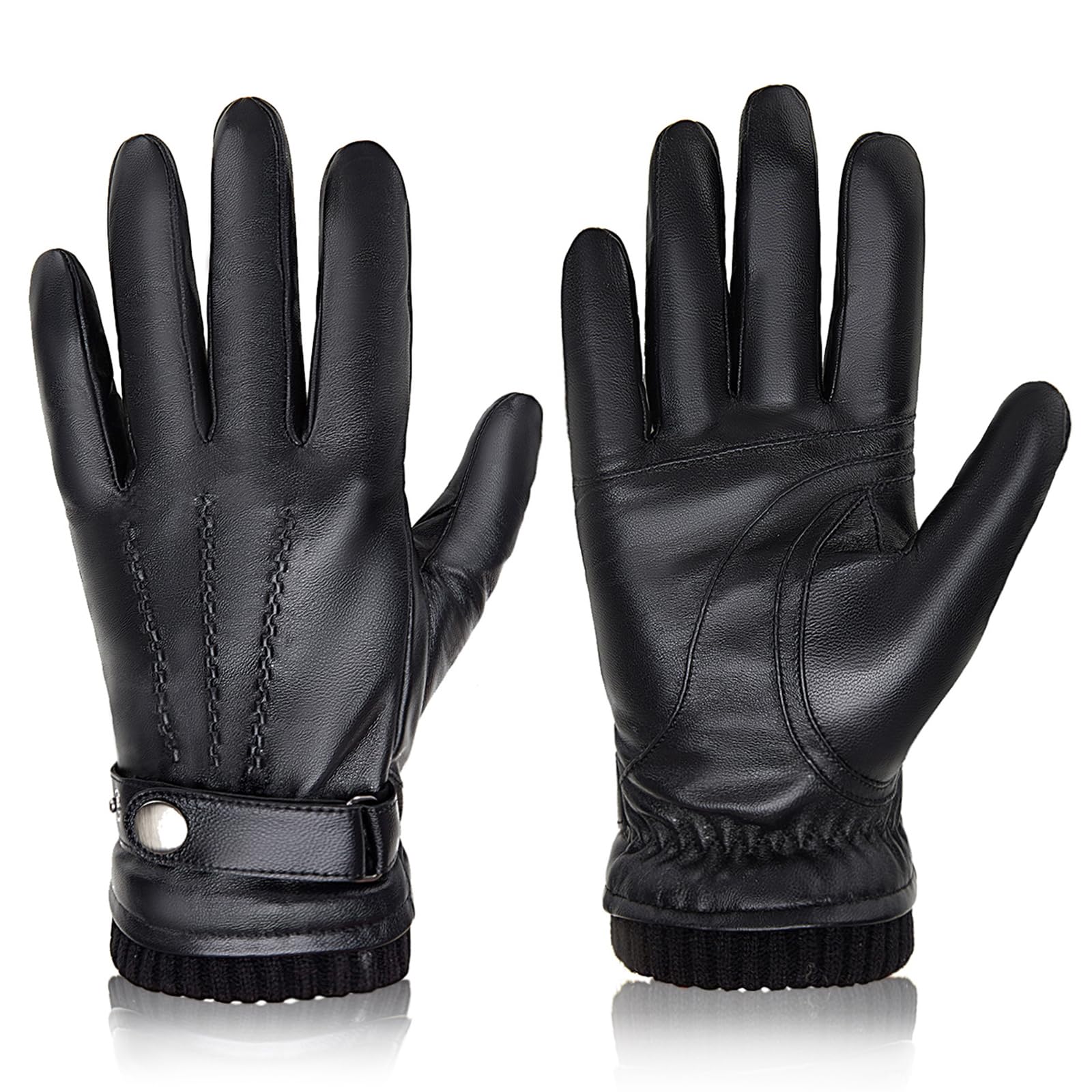 Leather Driving Glove - BISON DENIM erkek koyun derisi eldiven