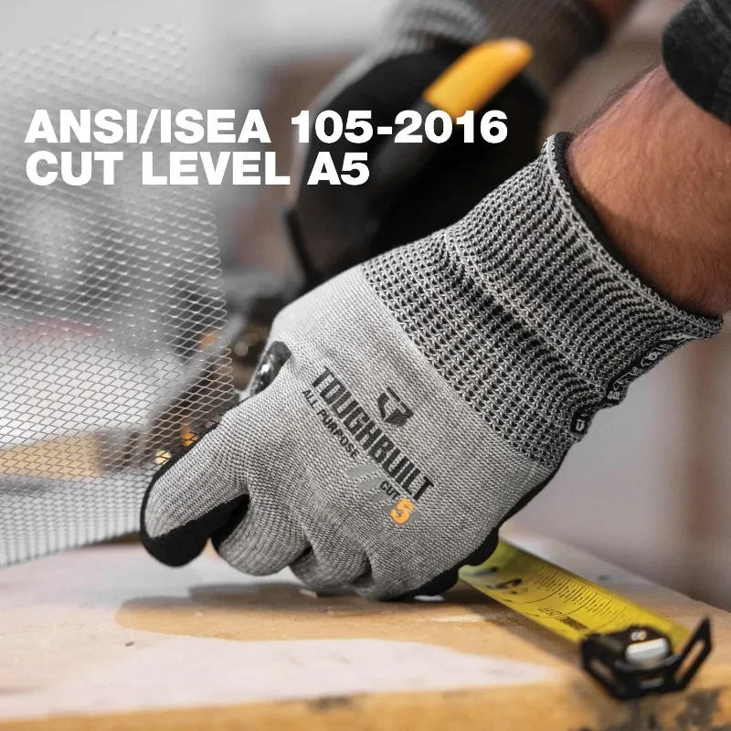 Nitrile Mechanic Glove - ToughBuilt TB-P2-112-5-L Nitril Süper Aşınmaya Dayanıklı