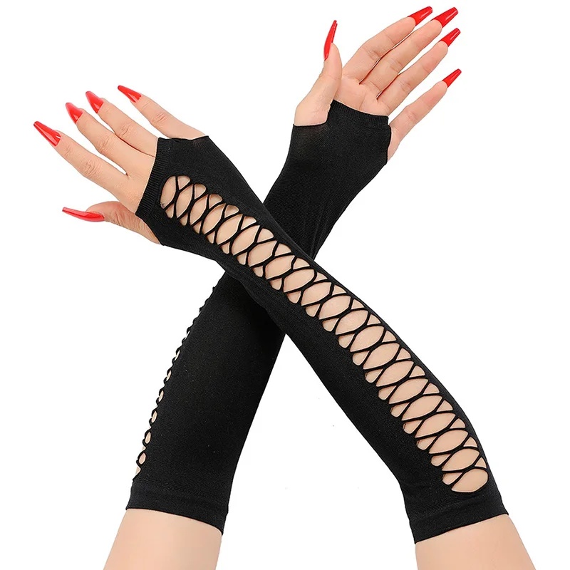 Kadınlar için Uzun Dantel Eldi - Fingerless Glove Knit incelemesi ve fiyatı