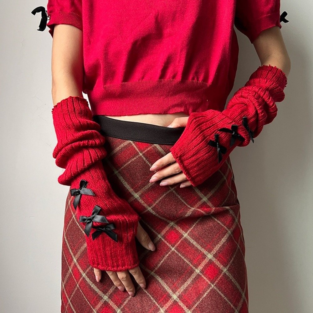 Preppy Tarzı Bol Fiyonklu Örme - Fingerless Glove Knit incelemesi ve fiyatı