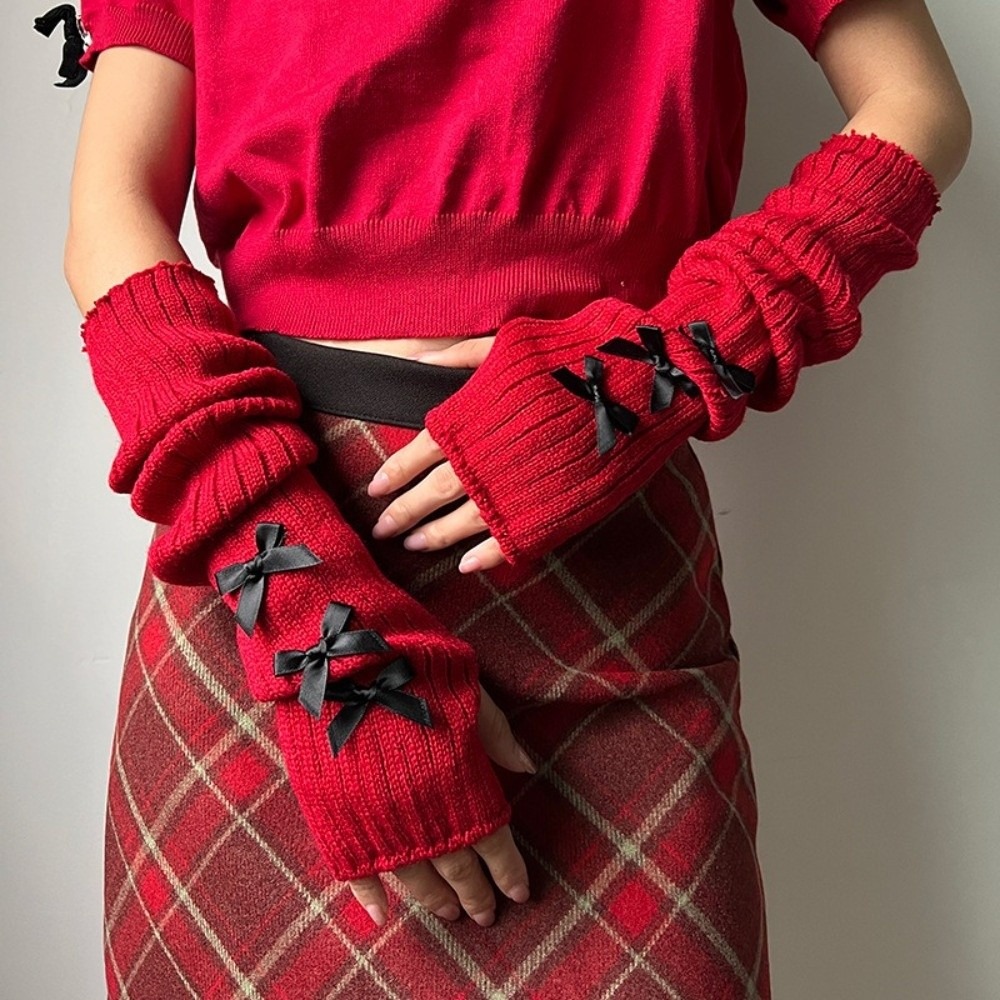 Preppy Tarzı Bol Fiyonklu Örme - Fingerless Glove Knit incelemesi ve fiyatı
