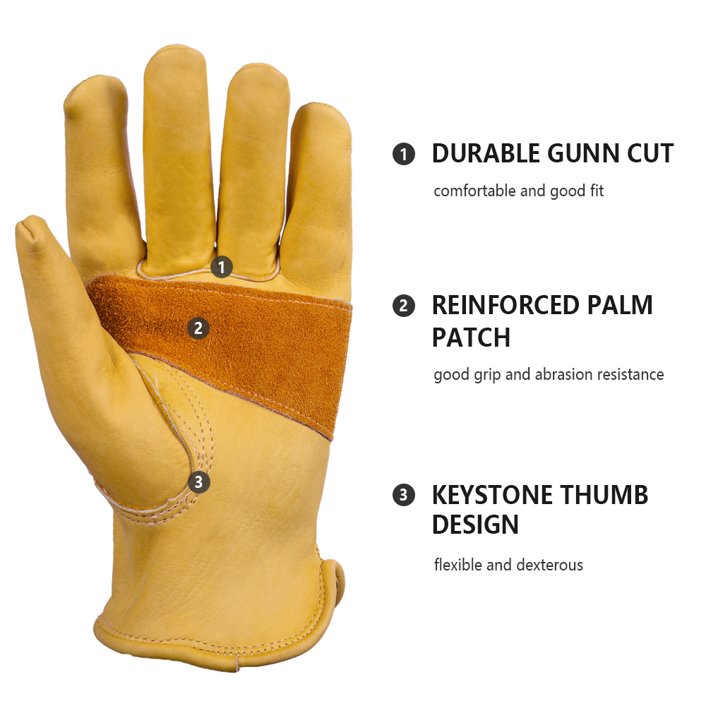 1 Çift Deri İş Eldiveni, İnek  - Leather Driving Glove incelemesi ve fiyatı